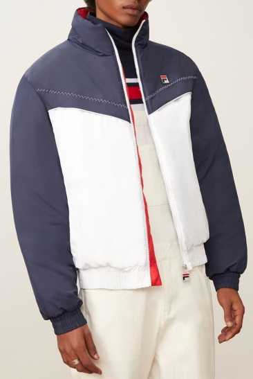 Fila Homme Flynn Archive Puffer Wht/Peac/Cred Fila France TNC-402135
